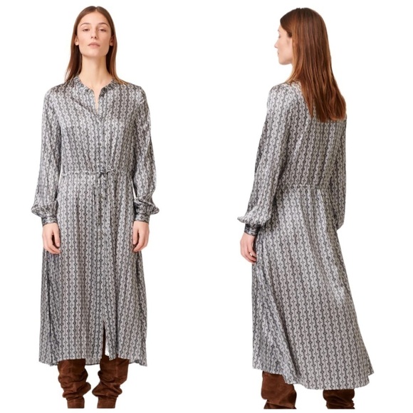 Dea Kudibal Dresses & Skirts - Dea Kudibal SERENITY Silk Chains Grey Dress Women’s Size Large